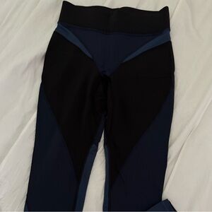 MICHI Black and Blue Leggings